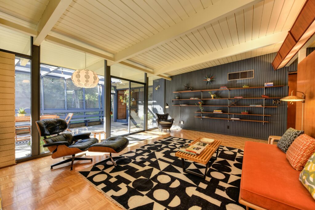 mid century modern exterior paint colors